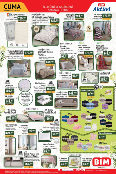 Bim Aktuel Katalog Urunleri