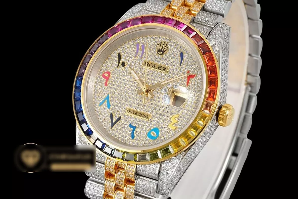 Roma Rakamlı Elmaslı Saat