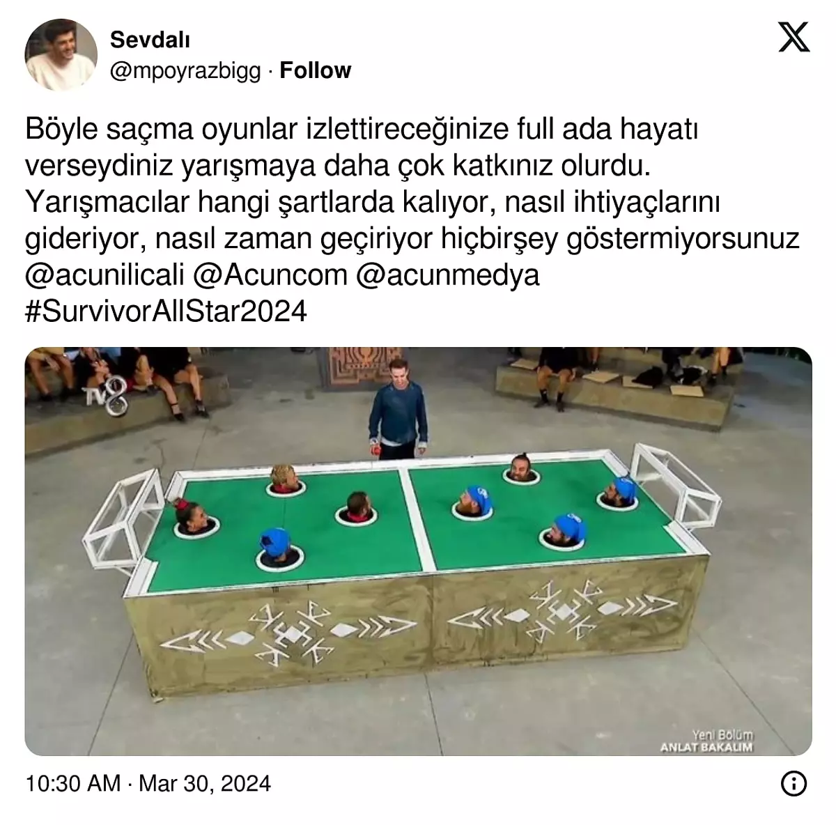 Yorum Yagdi Survivor