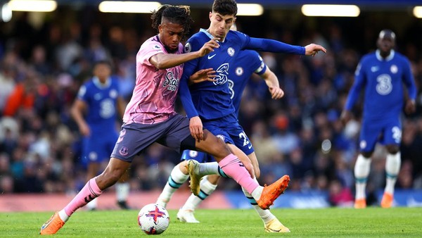 Chelsea Vs Everton Kai Havertz Liga Inggris Premier League Alex Iwobi 169