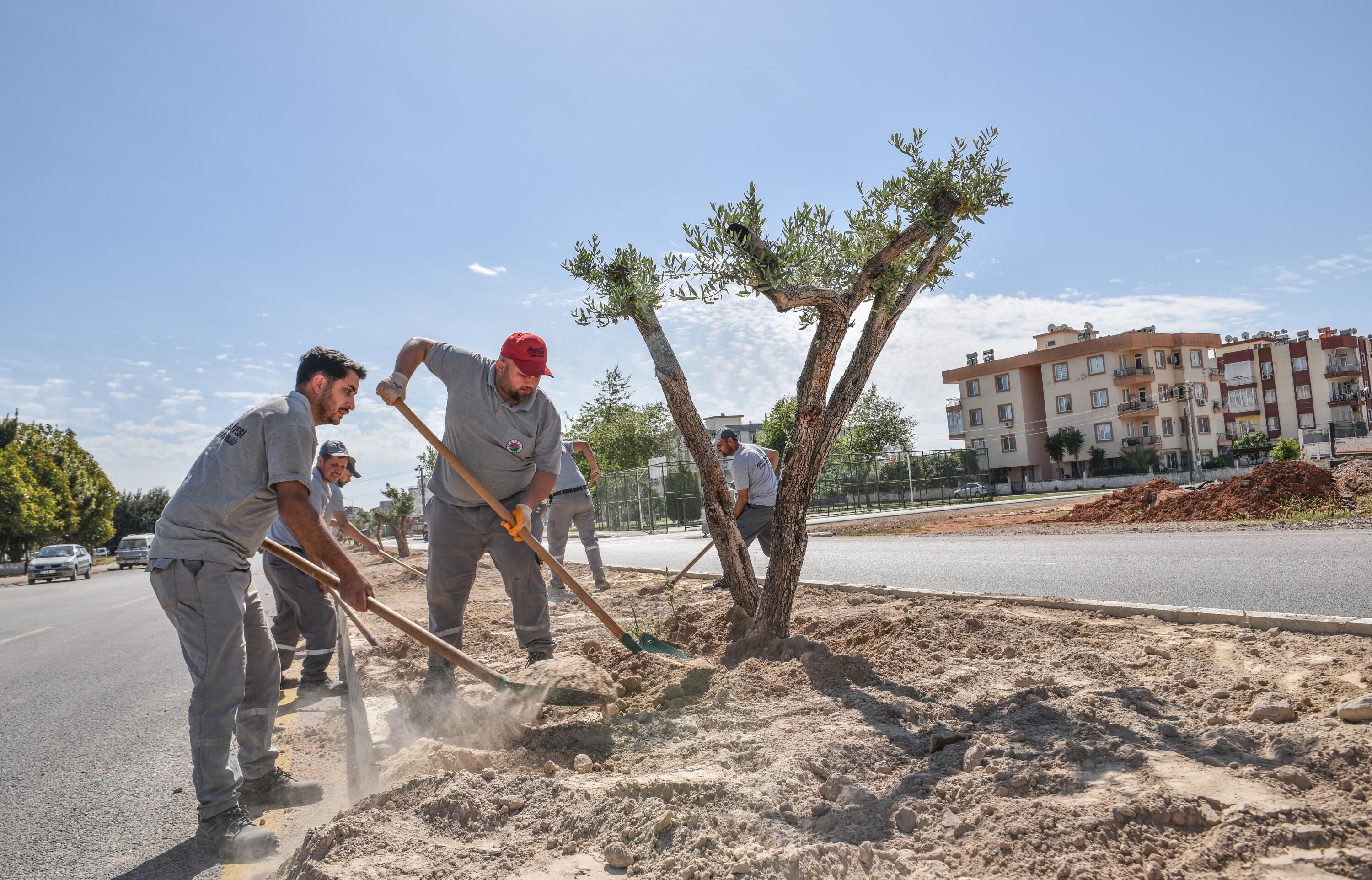 Kerkuk Caddesinde Peyzaj Calismasi 5