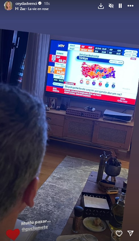 Secim Gunu Ilk Poz Geldi Ceyda Duvenci Askini 17002282 3395 M