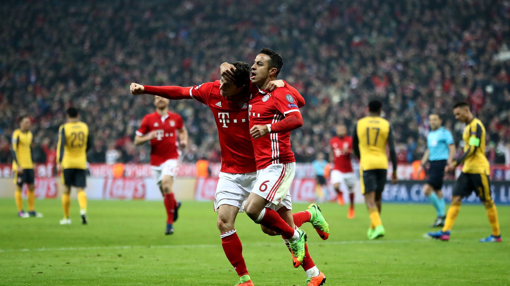 Skysports Arsenal Bayern Munich Thiago 3891806
