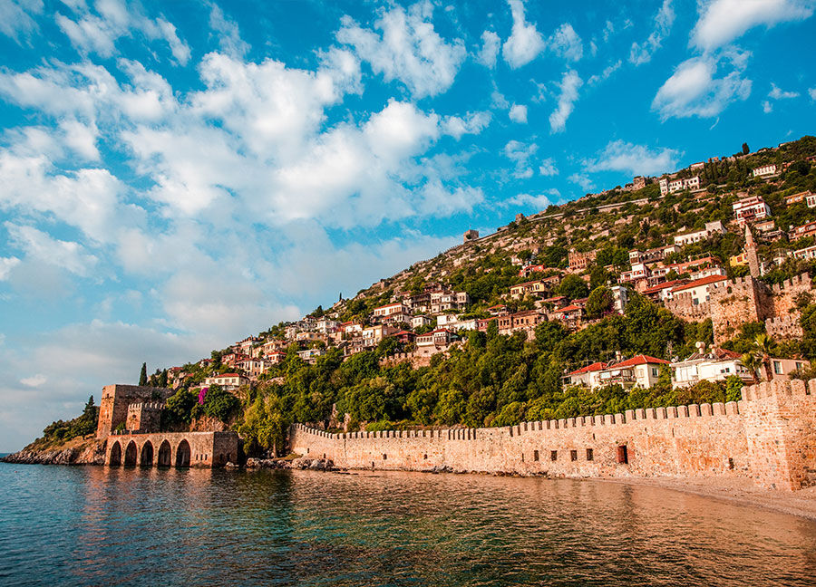 Antalya Alanya Kalesi Gokyuzu