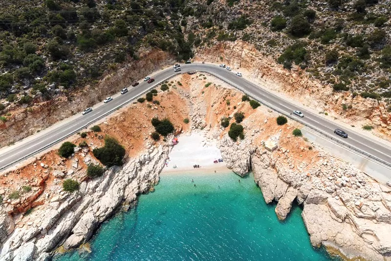 Finike Beyaz Kaya Plaji