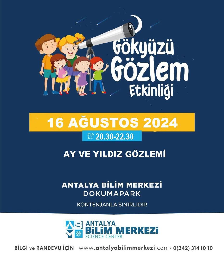 Kepez Belediyesi, Antalyayi Gokyuzu Gozlem Etkinliginde Bulusturuyor 2