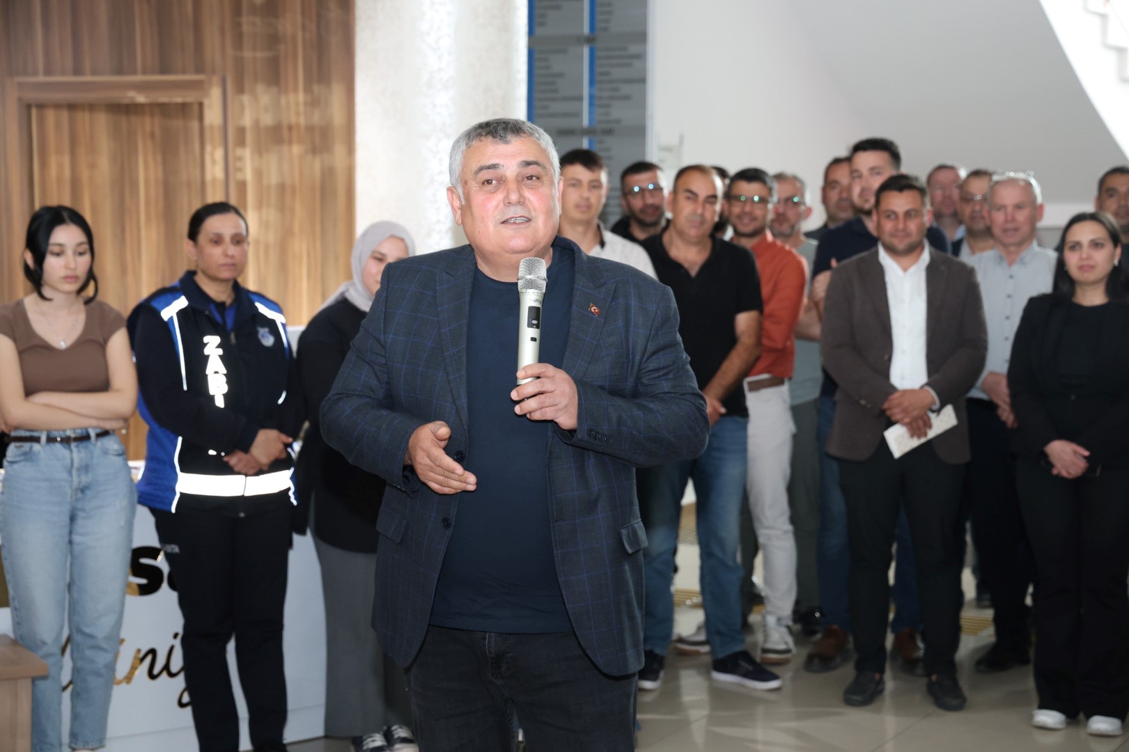Aksu Belediye Başkanı İsa Yıldırım, Personeliyle Bayramlaştı (7)
