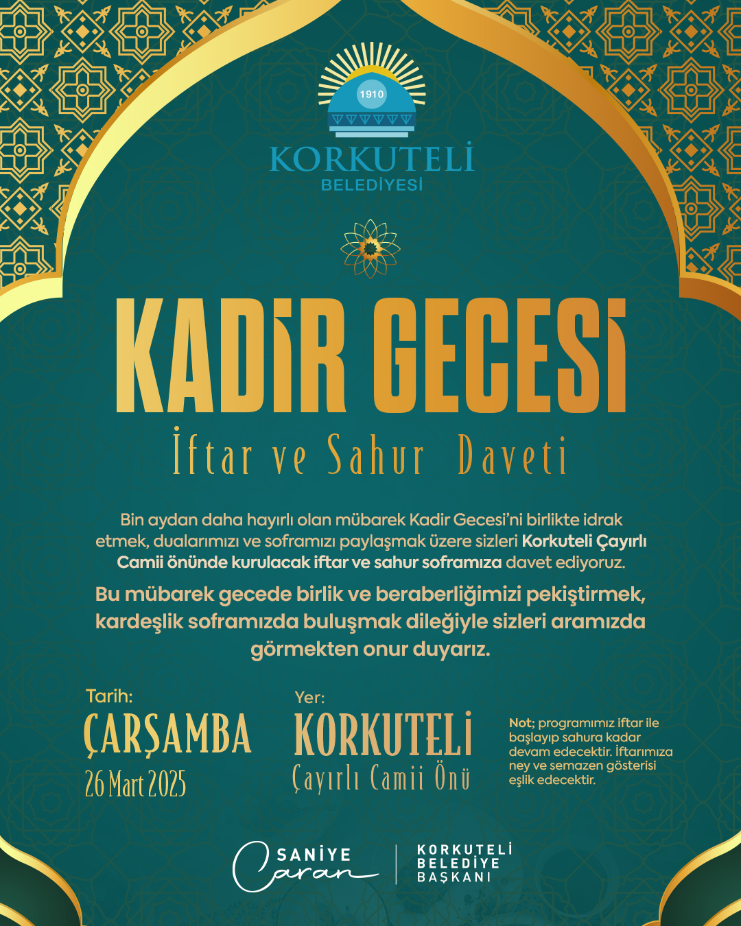 Kandil Daveti Post