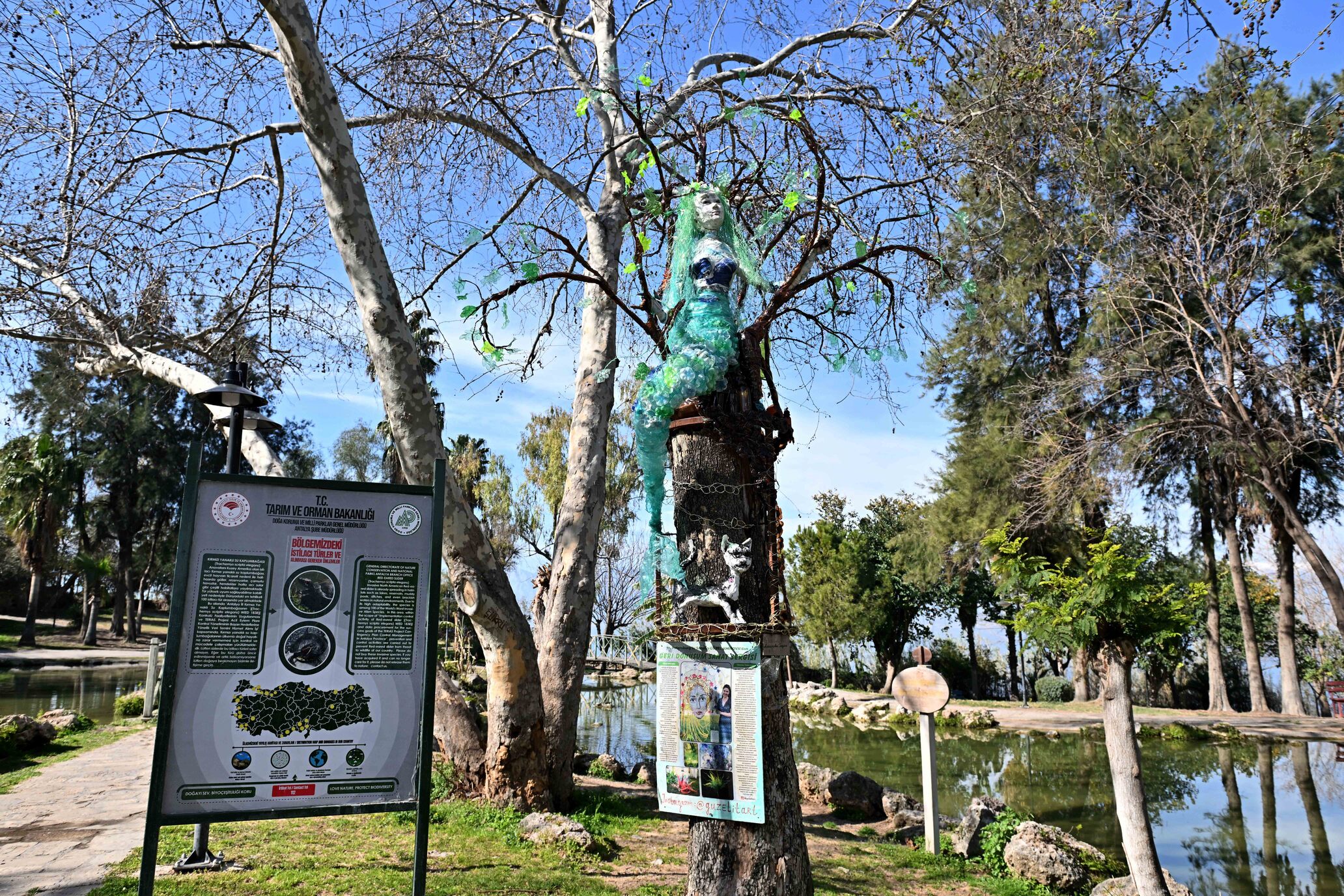 Manavoğlu Parkı Geri Dönüşüm Heykeli (1)