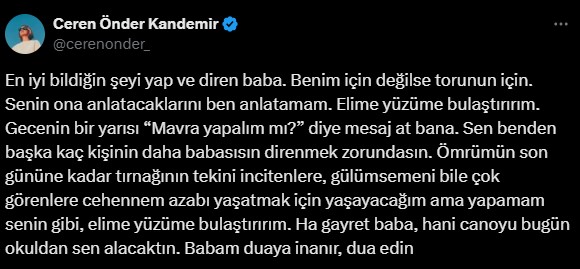 Ak Parti Antalya Milletvekilinden Sırrı Süreyya Önder’in Kızına ‘Dua’ Desteği (3)