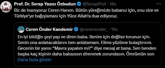 Ak Parti Antalya Milletvekilinden Sırrı Süreyya Önder’in Kızına ‘Dua’ Desteği (4)