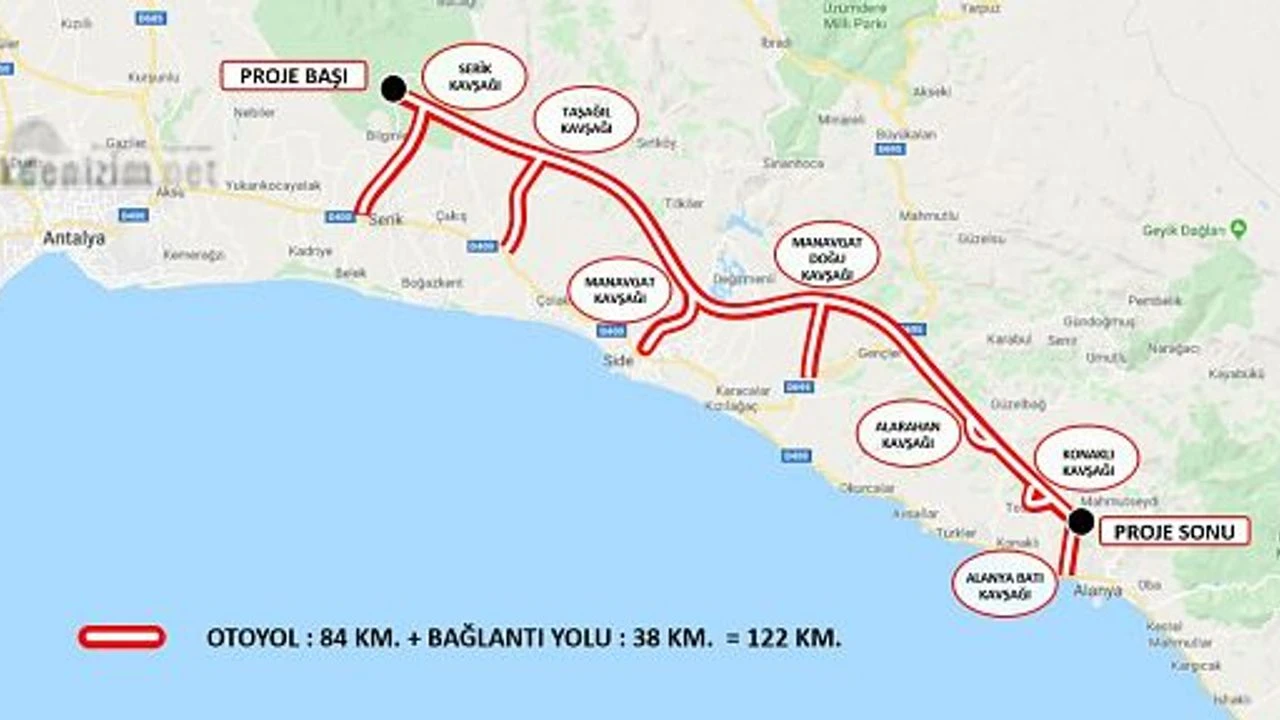 Antalya Alanya Otoyol Projesinin Kaderi Belli Oldu… Mahalleler Kamulaştırıldı (2)