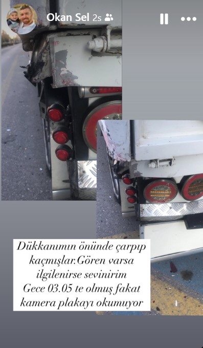 Baba Yadigarı Aracına Çarpıp Kaçan Sürücü Için Sorumluluk Çağrısında Bulundu (4)