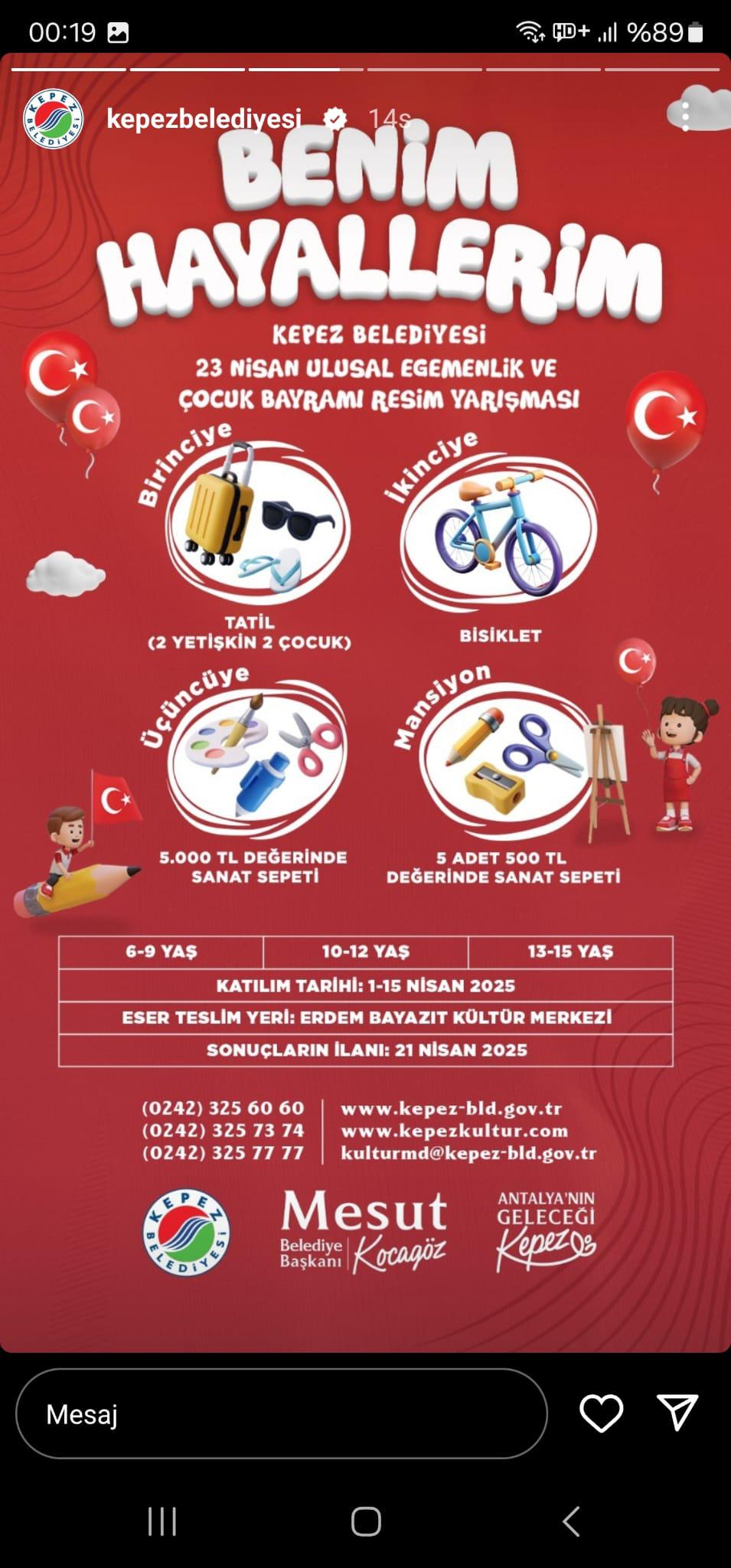 Kepezden 23 Nisana Ozel Resim Yarismasi 2