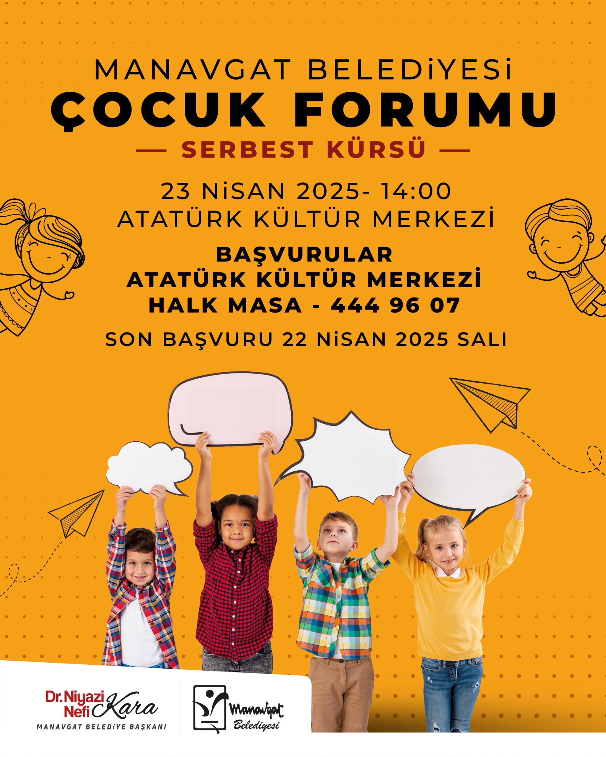 Manavgat Belediyesi’nden 23 Nisan’a Özel “Çocuk Forumu” (1)