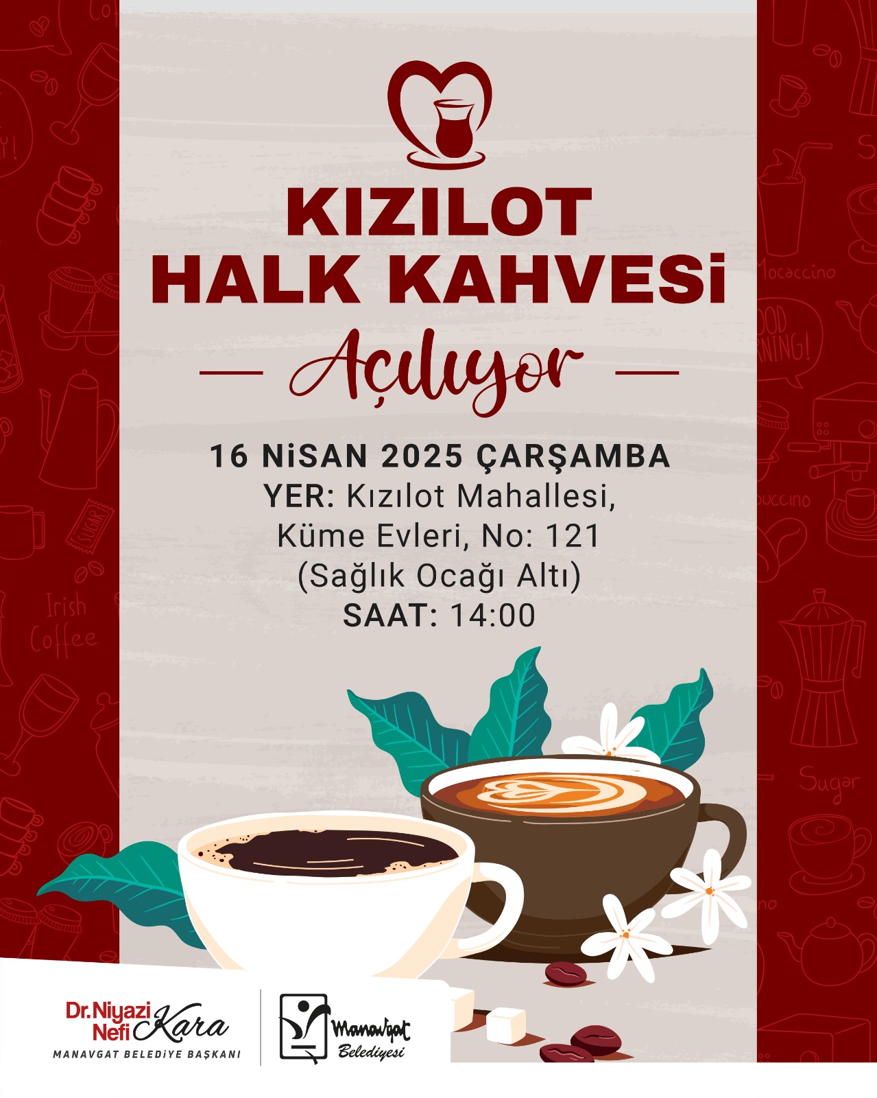 Manavgat Beledi̇yesi̇’nden Kizilot’a Yeni̇ Bi̇r Sosyal Alan, Halk Kahvesi̇ Açiliyor