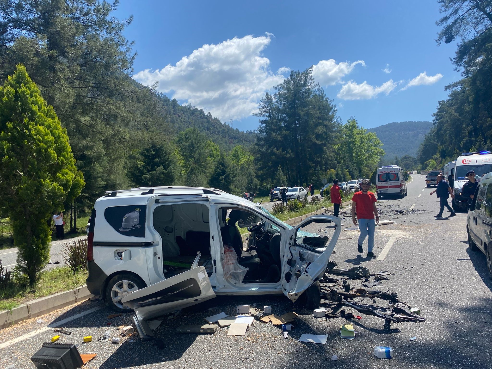 Marmaris'te Karayolu Savaş Alanına Döndü (1)