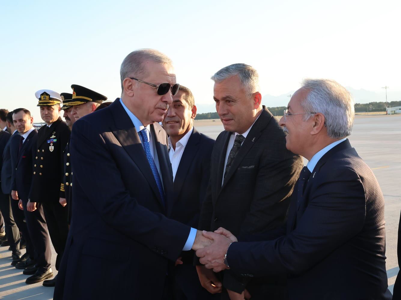 Recep Tayyi̇p Erdoğan Karşilama