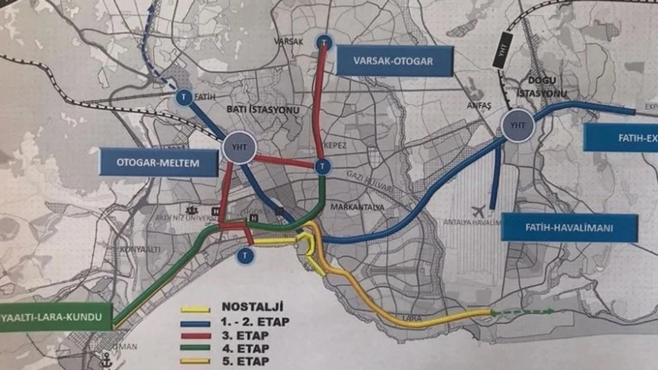 Antalya’da Ulaşıma Çözüm Olan Dev Proje Rötar Yaptı! 4. Etap Raylı Sistemde Şok Gelişme (1)-2