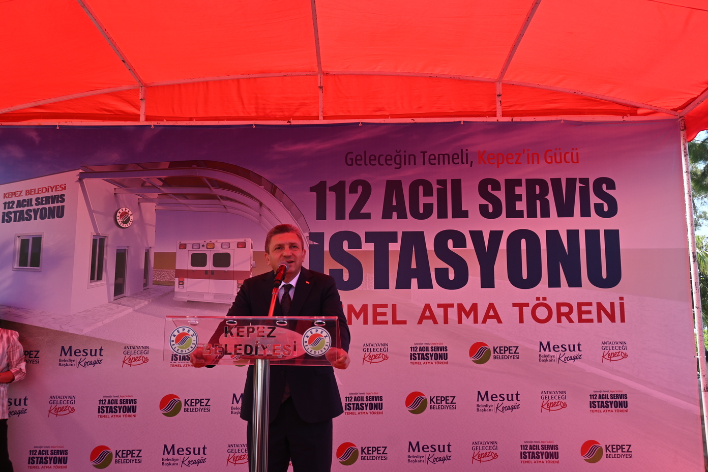 Kepez’de Hayat Kurtaracak Yatırım… 112 Acil Servis Istasyonu Temeli Atıldı (5)