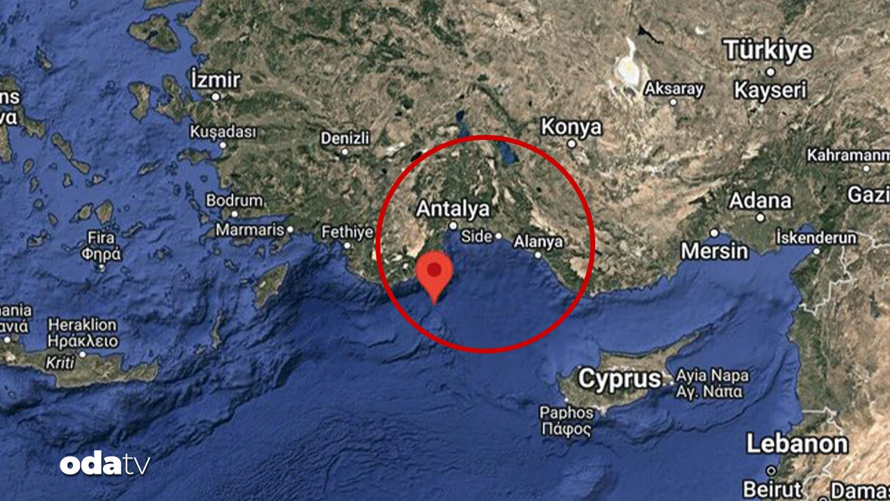 Akdenizde Deprem Oldu Mu