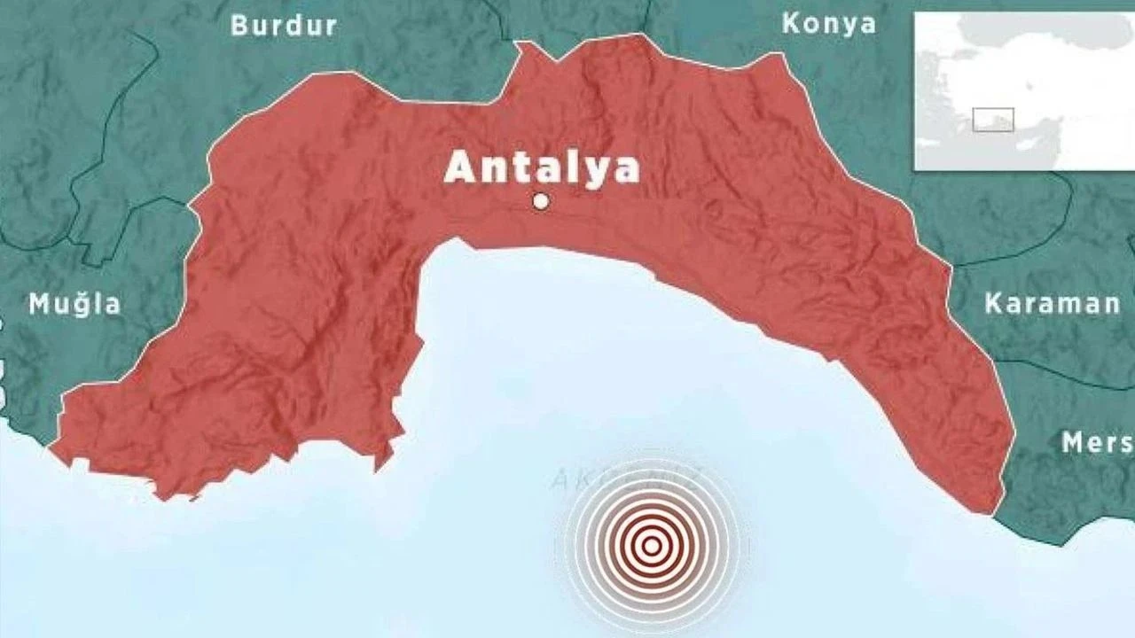 Antalya Kac Siddetinde Deprem Oldu
