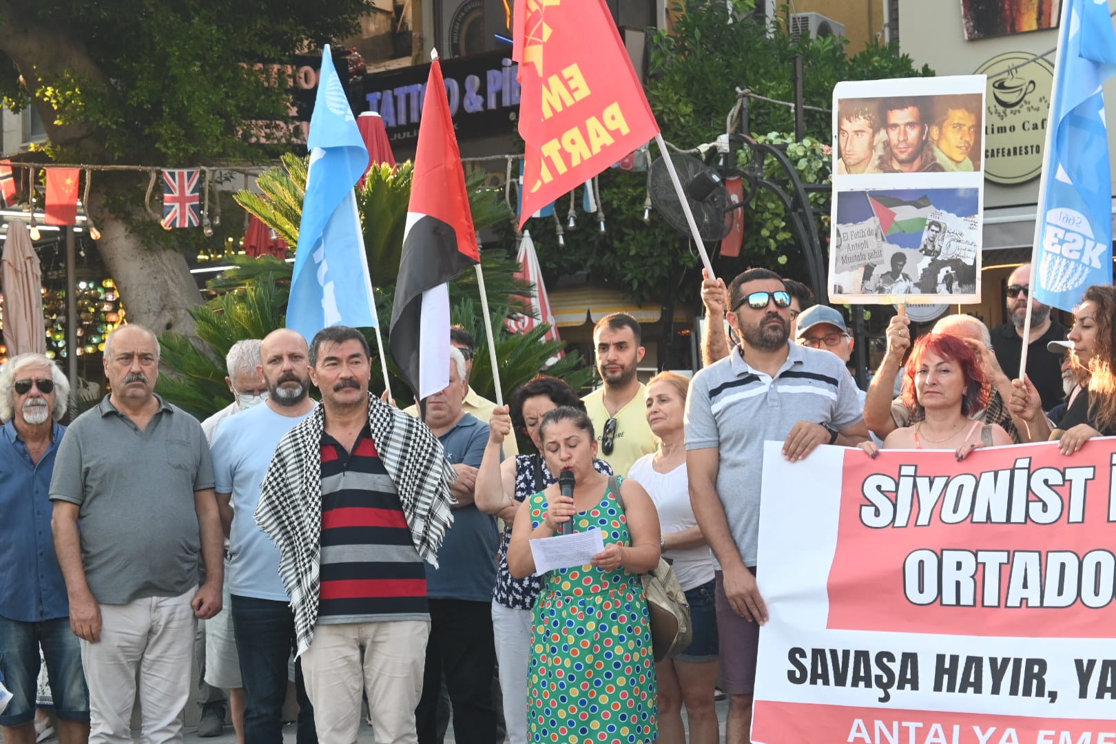 Antalyadan Gazze Ve Irana Destek Sesleri Yukseldi (2)