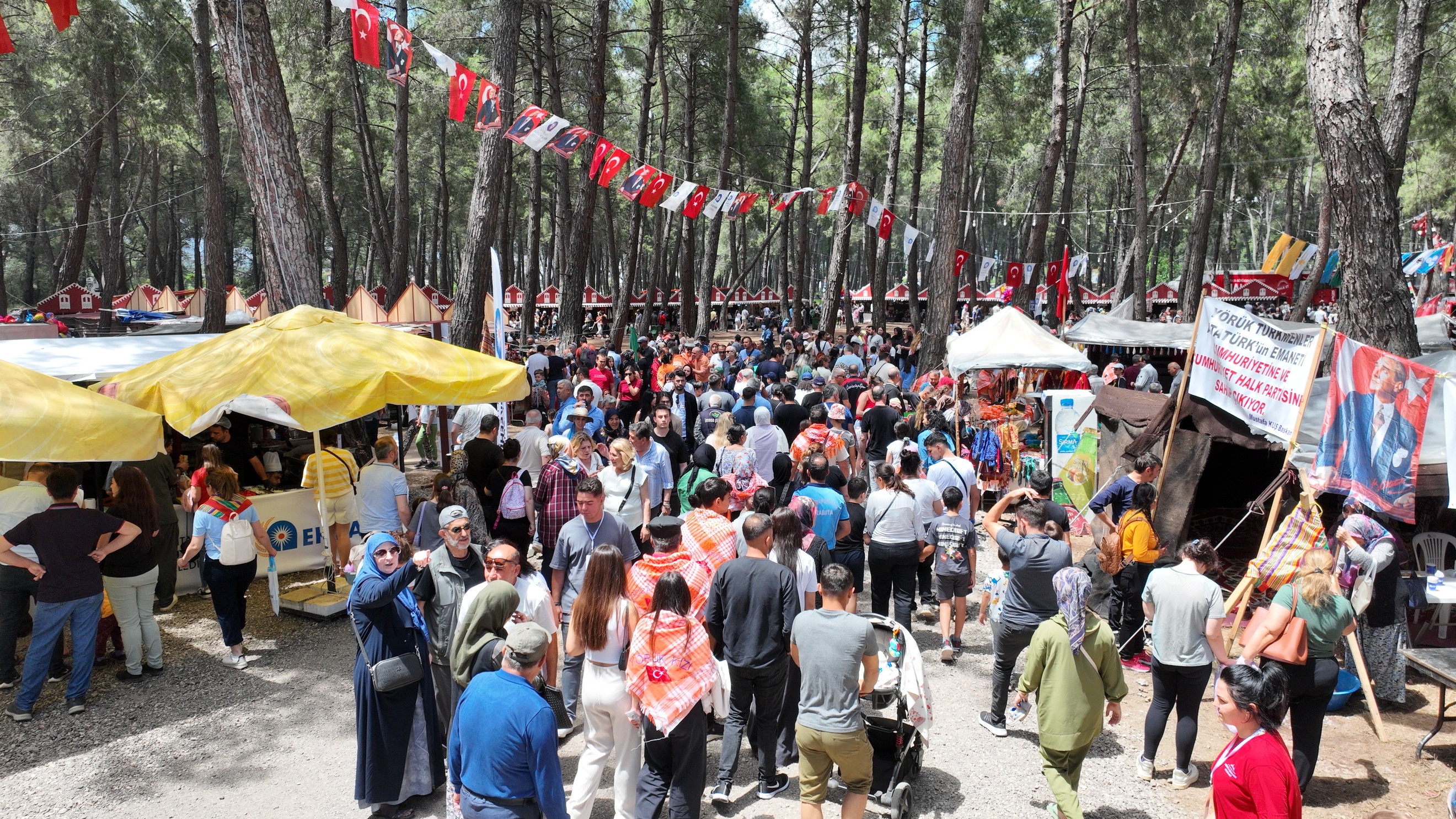 Antalyalılar 4. Uluslararası Yörük Türkmen Festivali’ne Akın Etti (1)