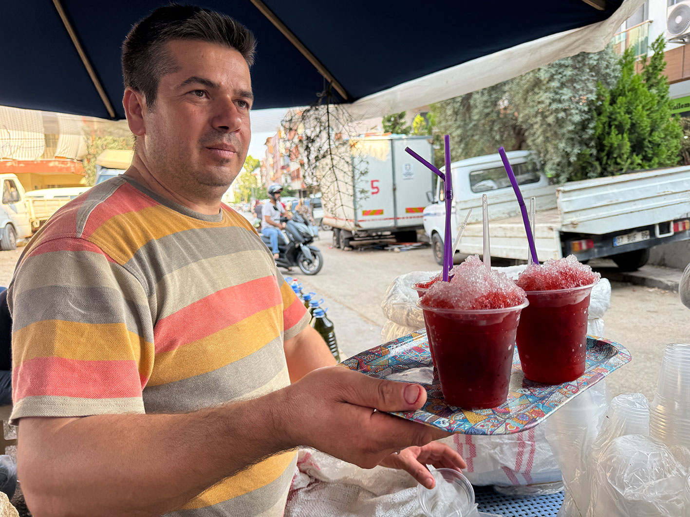 Antalya’nın 40 Derecelik Sıcağına Kar Serinlemesi (3)