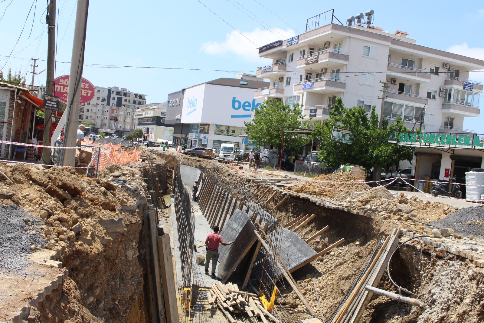 Antalyanın O Ilçesine 535 Metrelik Sorunsuz Çalışma (2)