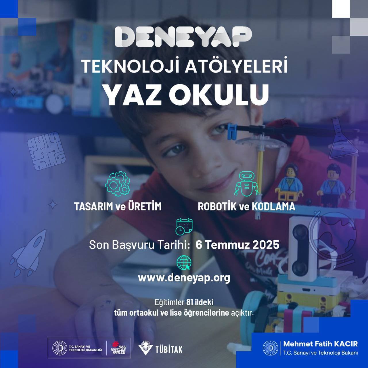 Bakan Kacır Yaz Akademileri, 7'Nci Ve 8'Inci Sınıf Öğrencilerimize Kapılarını Açıyor (2)