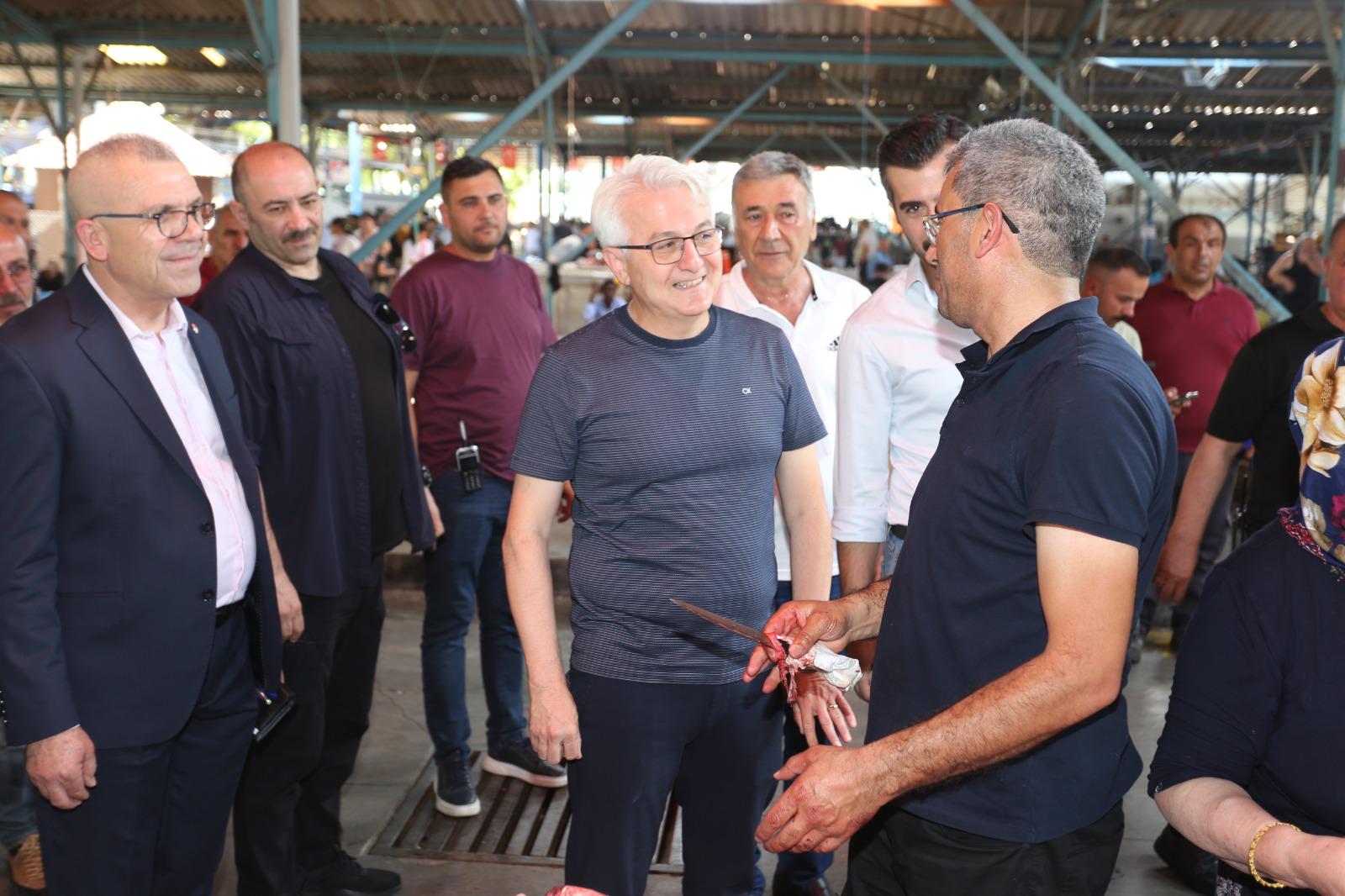 Baskan Vekili Alptekin, Kepezin Kurban Kesim Alanlarini Denetledi 2