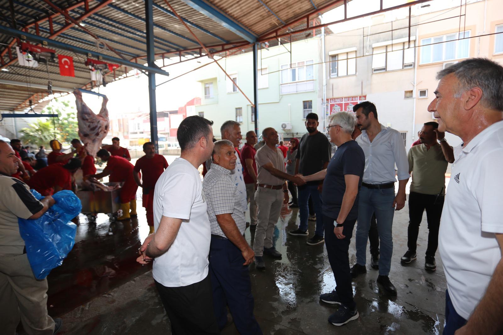 Baskan Vekili Alptekin, Kepezin Kurban Kesim Alanlarini Denetledi 5