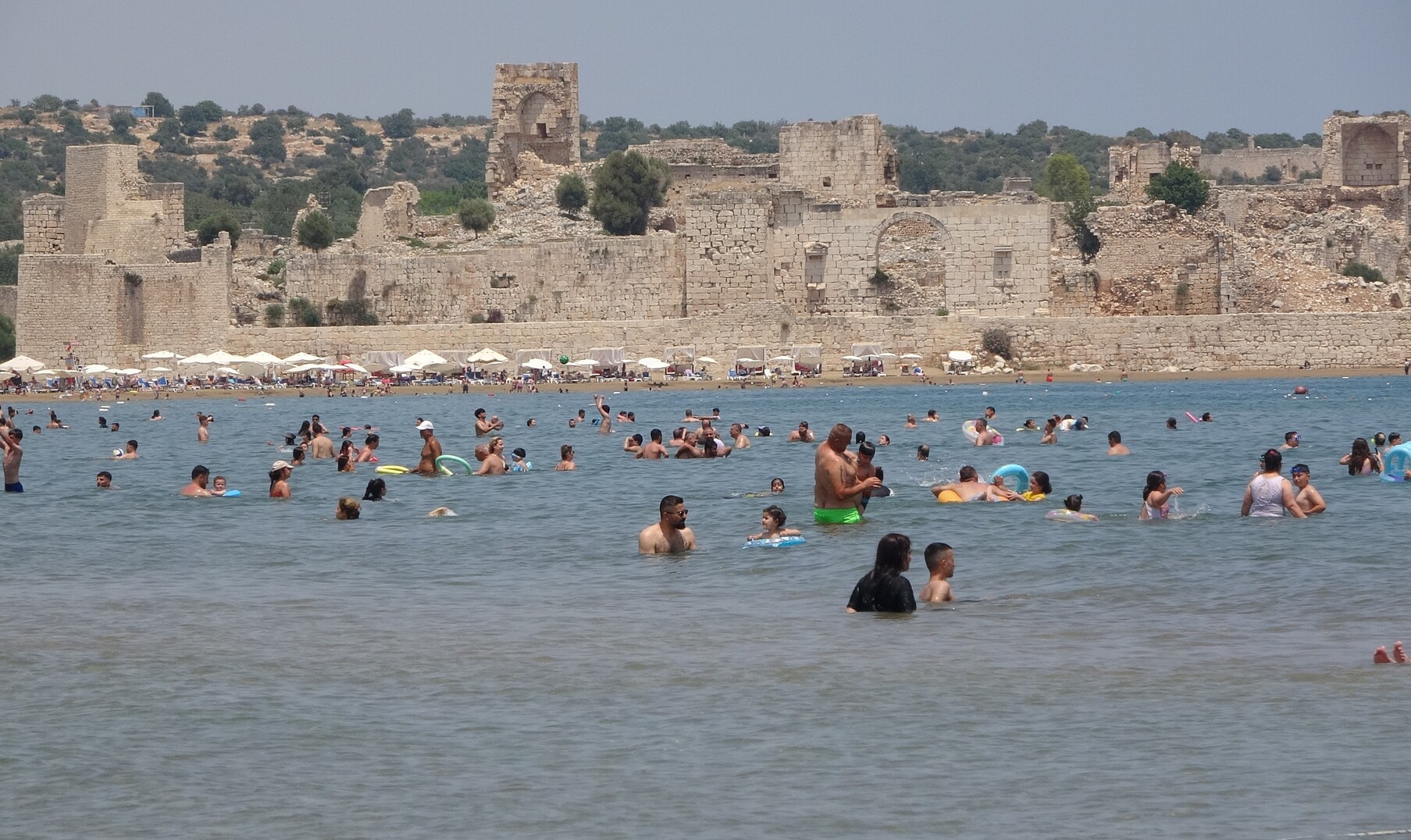 Bayram Tatiliyle Kızkalesi'nde Deniz Keyfi (2)