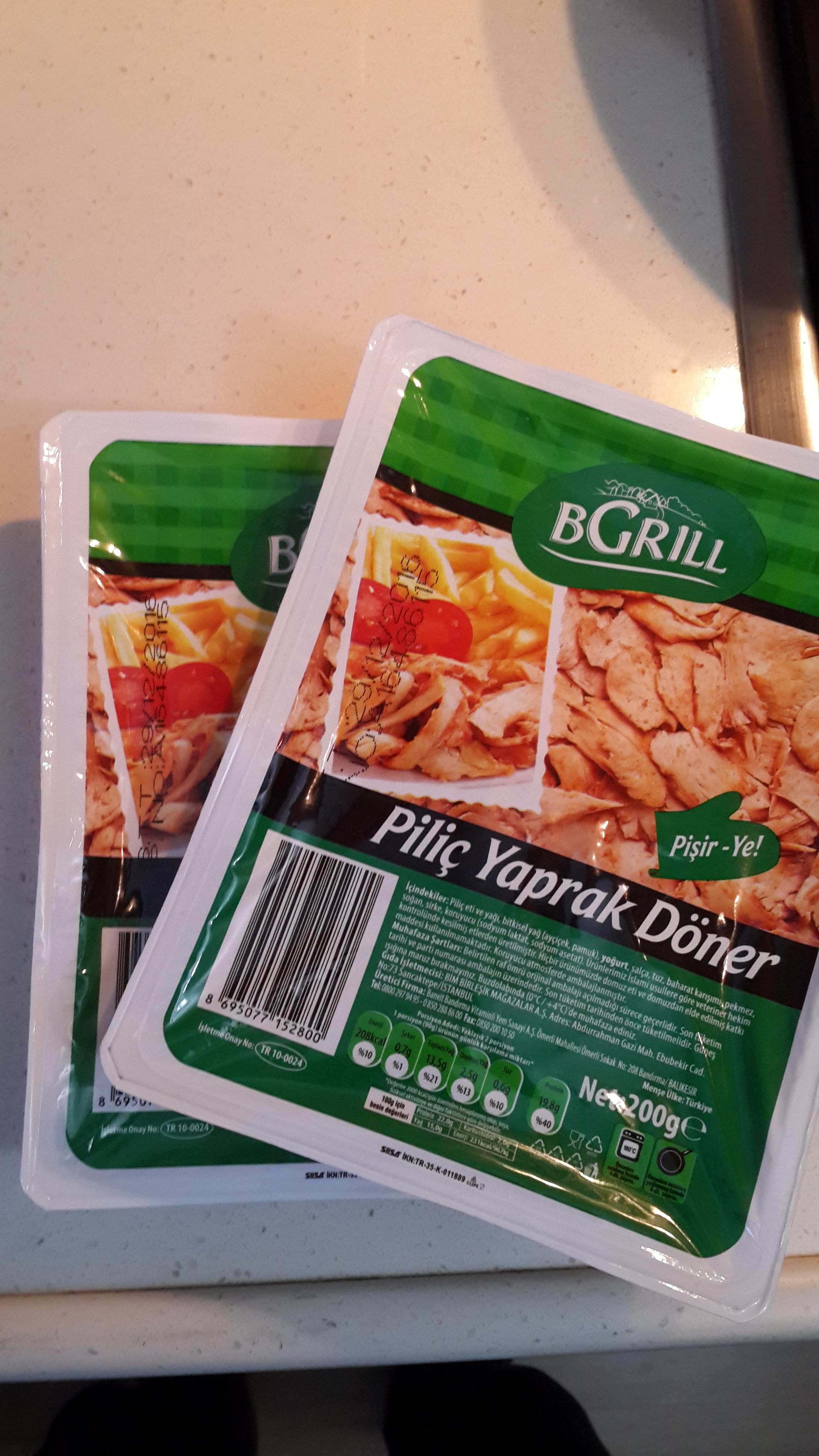 Bim Döner Fiyatları