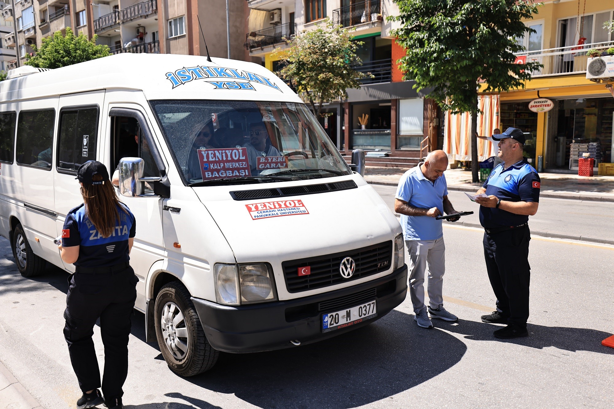 Denizlide Sehir Ici Ulasim Denetleniyor (1)