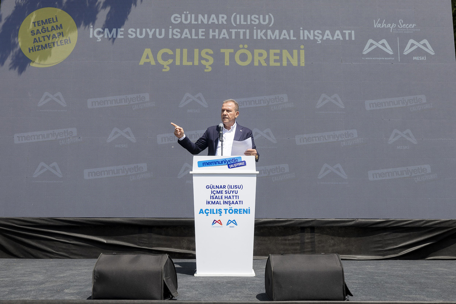 Gülnar'ın Su Sorunu Ilısu Içme Suyu Hattı Ile Çözüldü (1)
