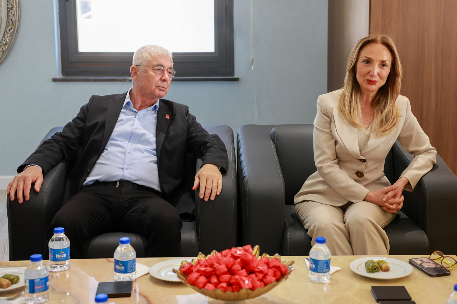 Hm Chp Heyeti̇nden Başkan Kara’ya Zi̇yare (3)