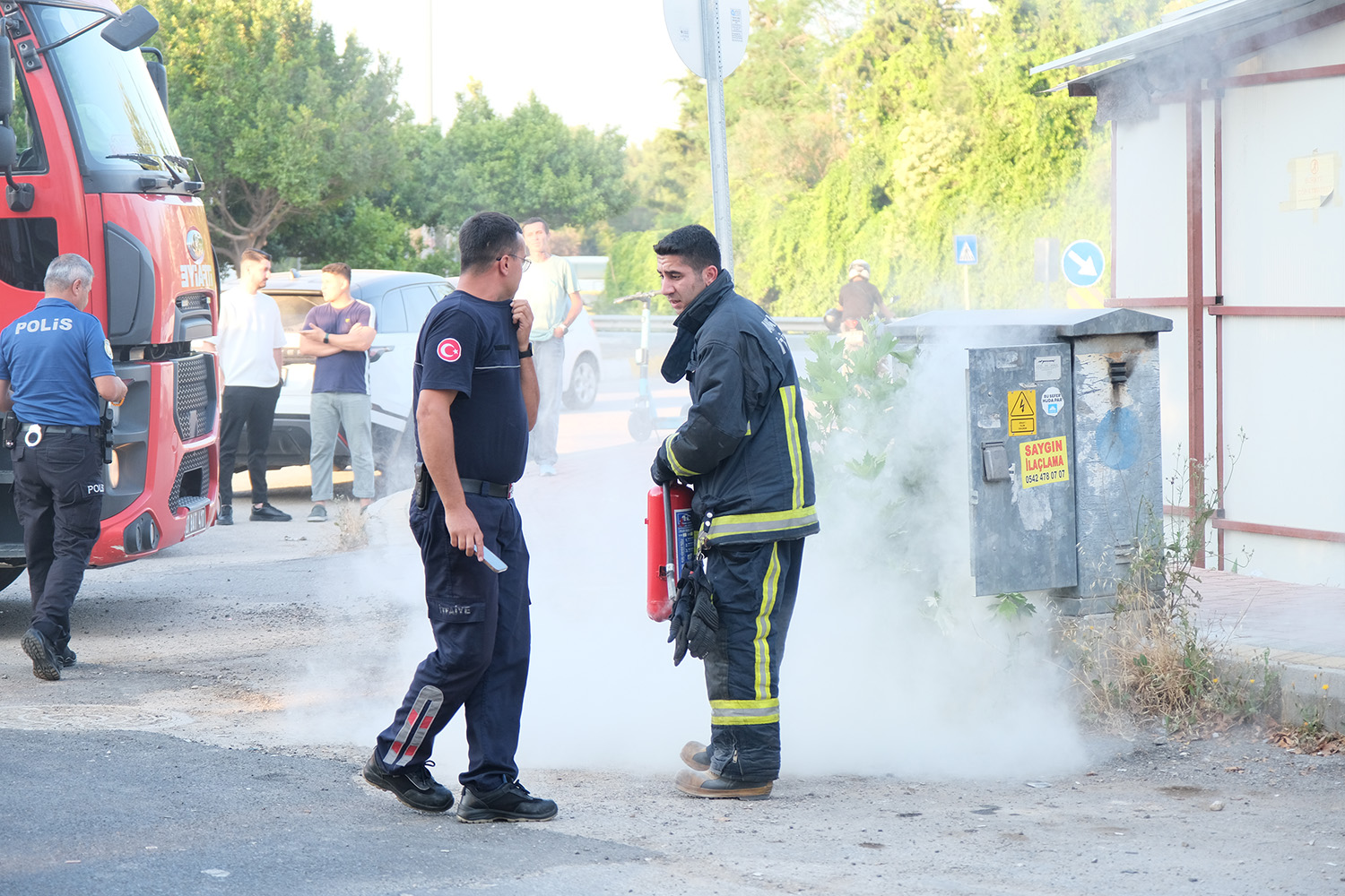 Kepez De Trafo Yangını