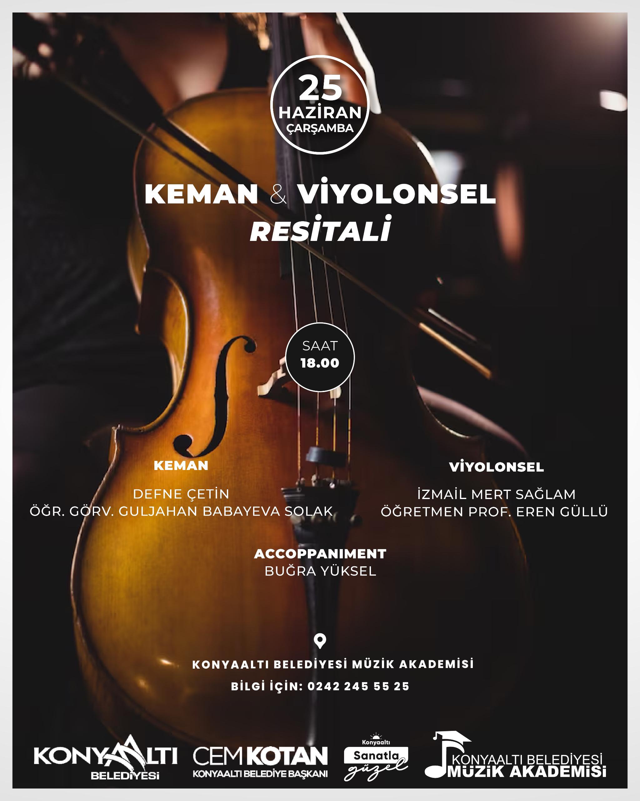 Konyaalti Beledi̇yesi̇’nden İki̇ Konser Bi̇rden (2)