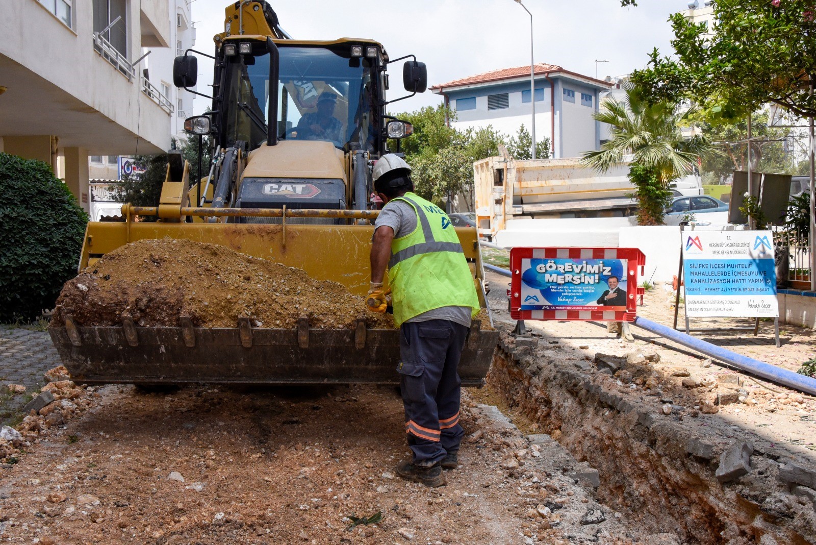 Meski̇, Yapraklıkoy Mevkiinde Içme Suyu Hattını Yeniledi (3)