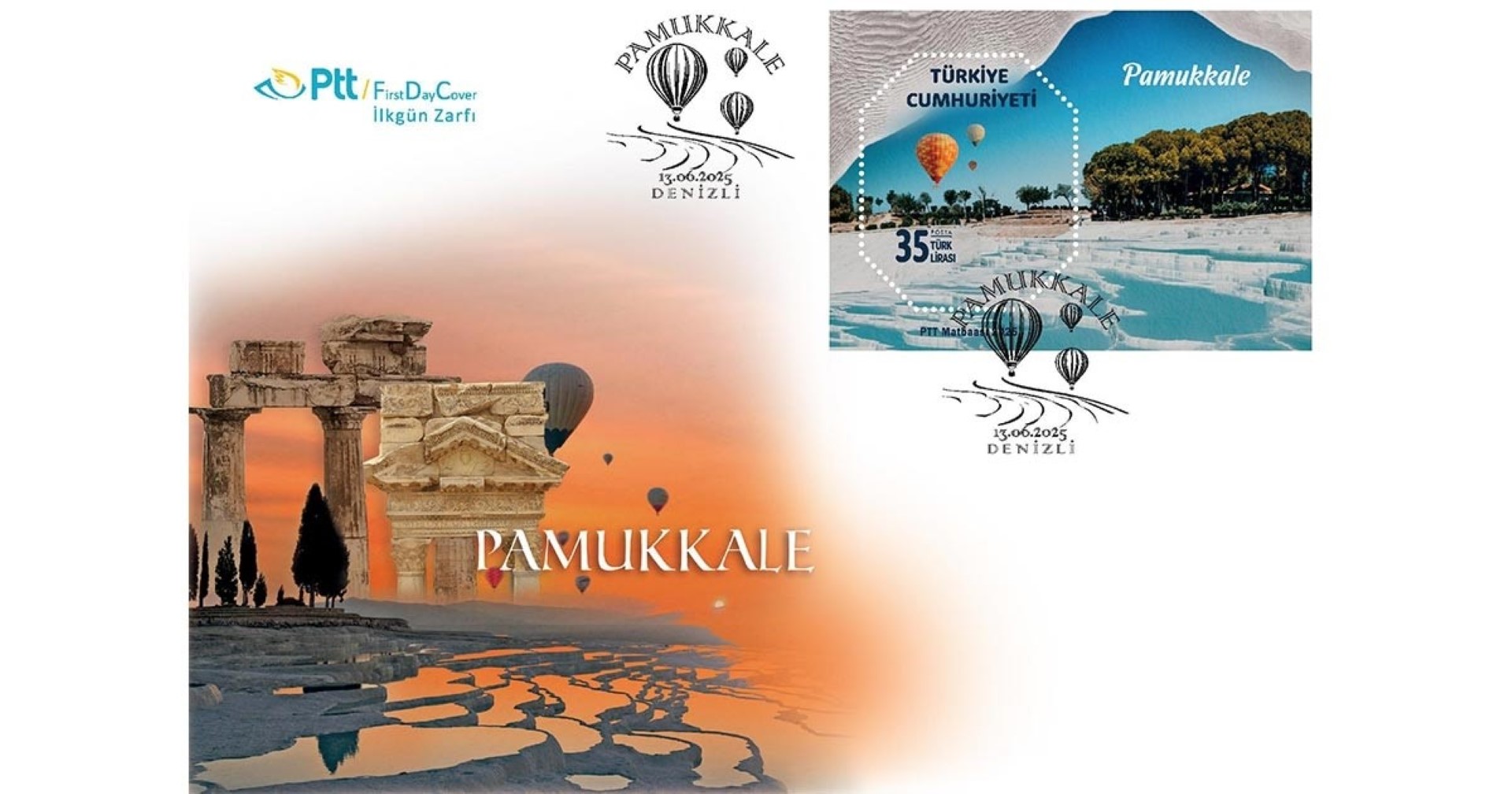 Pamukkale Temalı Anma Pulu Ve Ilk Gün Zarfını Tanıttı (2) (Large)