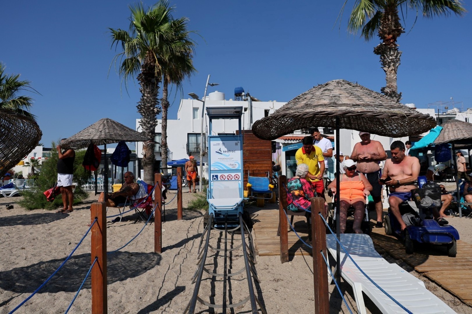 Turgutreis Halk Plajina Rayli Sistem Kuruldu (1)