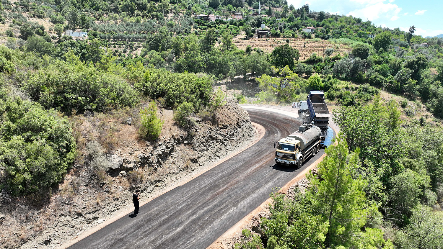 Alanya Şıhlar Mahalle Yolu Asfalta Kavuştu (6)