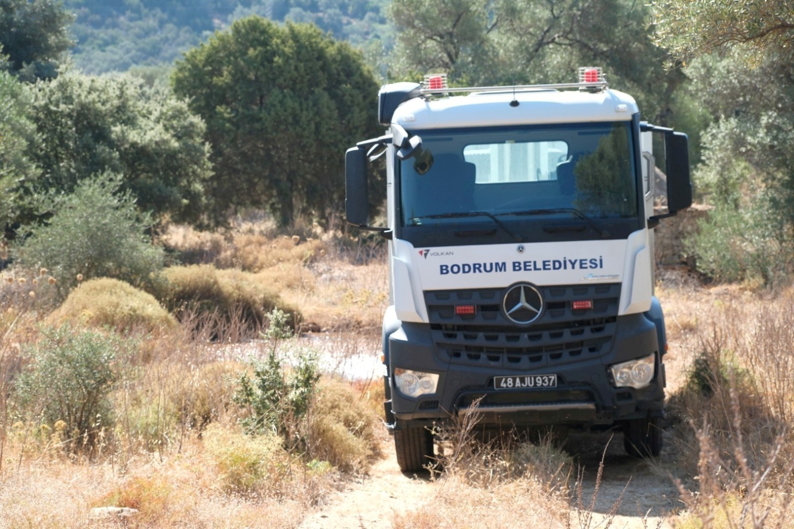 Bodrum'da Göletlere Su Takviyesi Yapıldı (3)