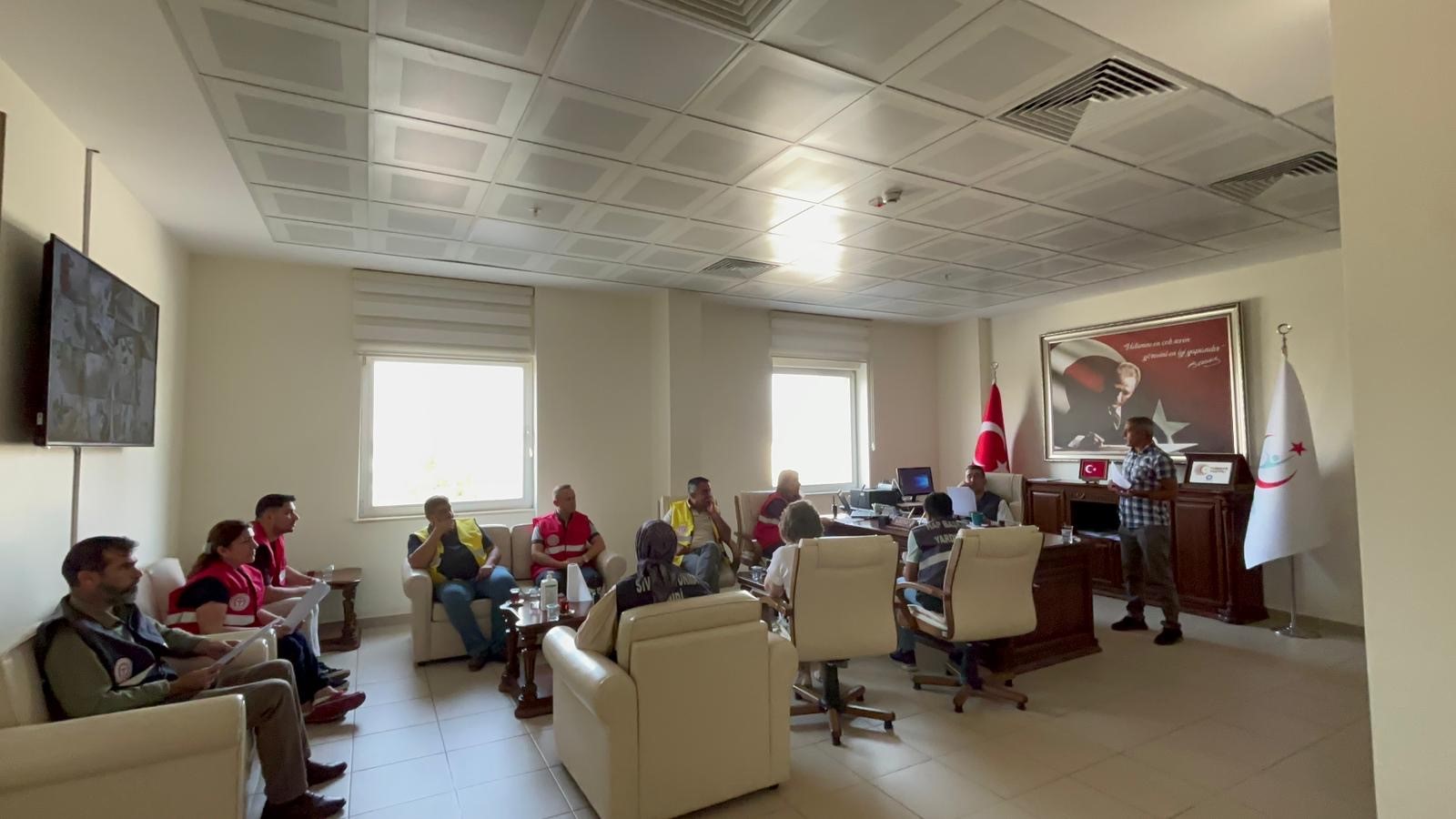 Gazipaşa Devlet Hastanesi'nde Gerçeği Aratmayan Tatbikat (4)