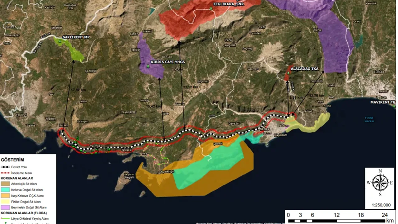 Kas Demre Finike Kalkan Otoyol Projesi Yeni Bilirkisi Kesfi Tamamlandi