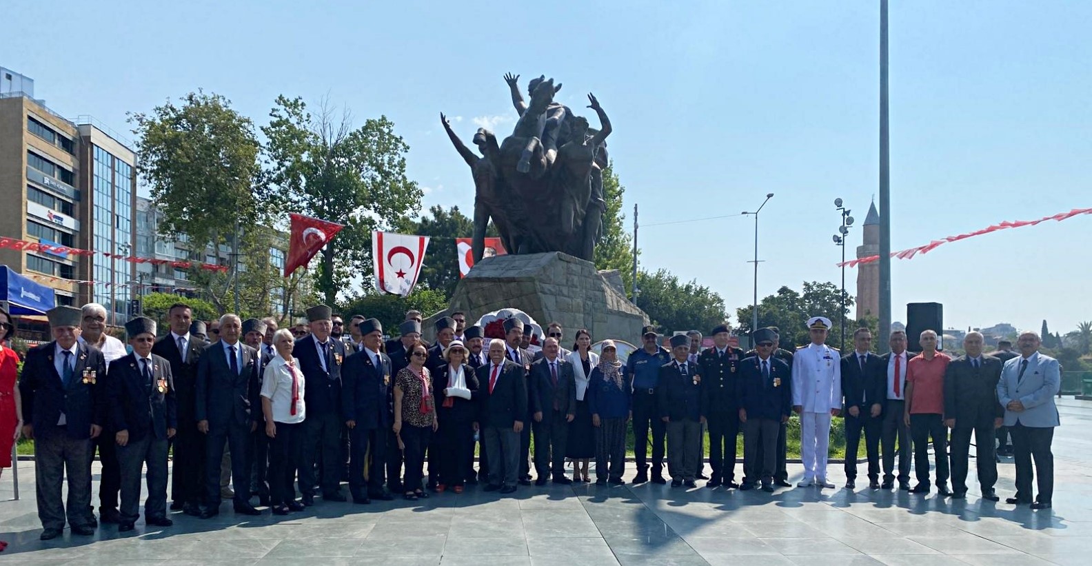 Kıbrıs Barış Harekâtı’nın 51. Yılı Nedeniyle Antalya’da Tören Düzenlendi (3)