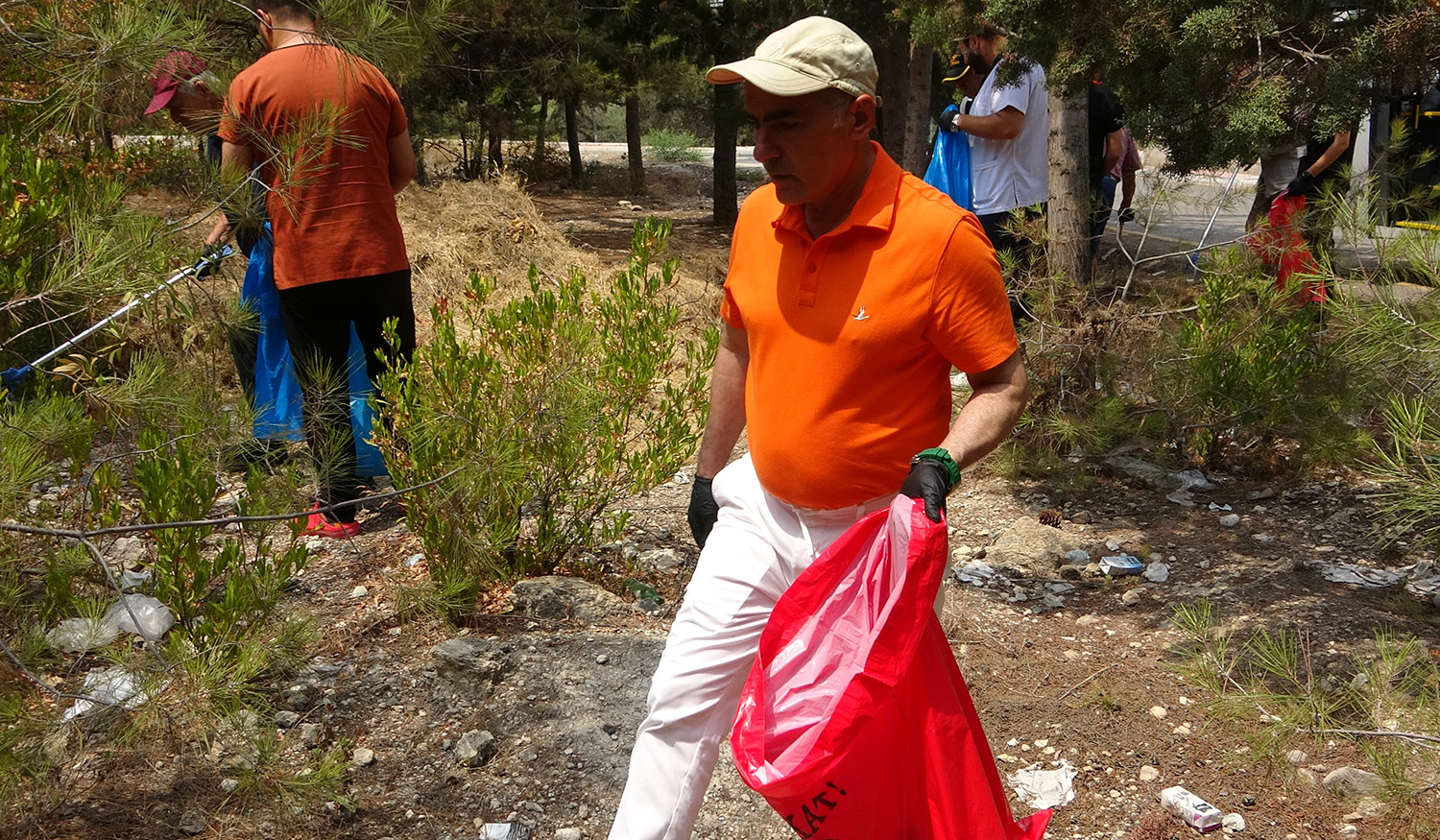 Mersin'de Yaşlı Bakım Merkezi Sakinlerinden Orman Yangınlarına Karşı Örnek Davranış (2)