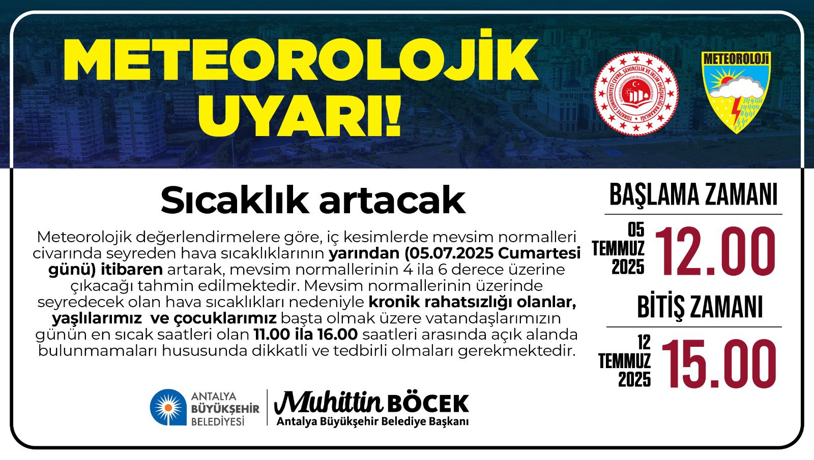 Meteorolojik Uyarı
